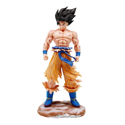 Mô hinh Goku Tóc Bay Đầu Đen . Cao 21cm , nặng 220gram - Box Màu - K4-T3-S4