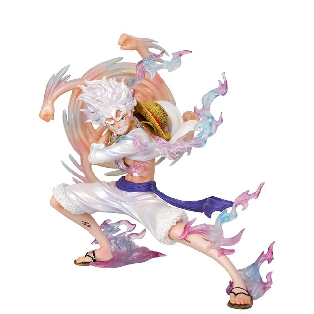 Mô Hình OnePiece luffy gear 5 xoay tay - cao 19cm - nặng 500gram - Figure One Piece - Hộp Carton - (C-14)